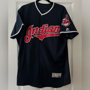 Cleveland Indians Kenny Lofton Majestic Jersey. Size: 40 M/L